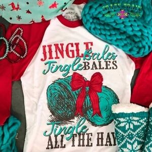 Jingle Bales Baseball Tee